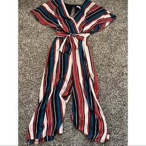 Striped Jumpsuit